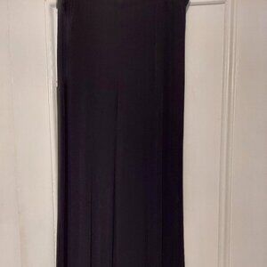 Chico's Travelers Black Full Length Flared Pants size 1 (8/10)